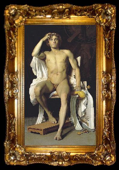 framed  Leon Benouville The Wrath of Achilles, ta009-2